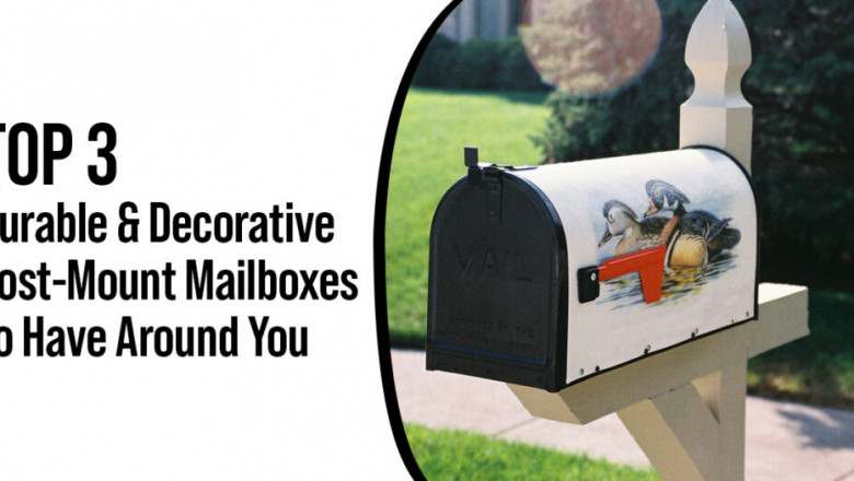 Top 3 Durable & Decorative Post-Mount Mailboxes To Have Around You