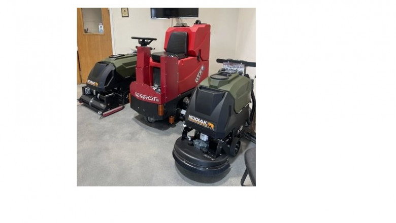 For quick and efficient floor cleaning, use floor scrubbers.