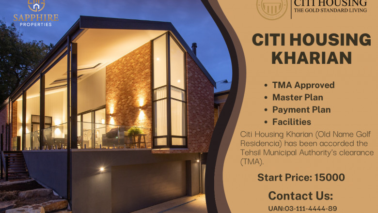 Citi Housing Kharian – Location Map - Sapphire Properties