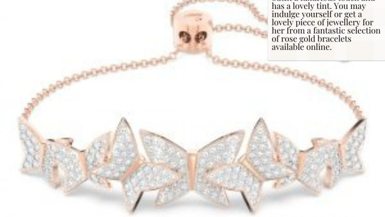 Get rose gold bracelet for womens online in wide range at Niche Jewellery