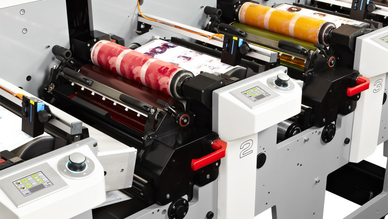 Metal is a good surface for flexographic printing inks because of its superior adhesion