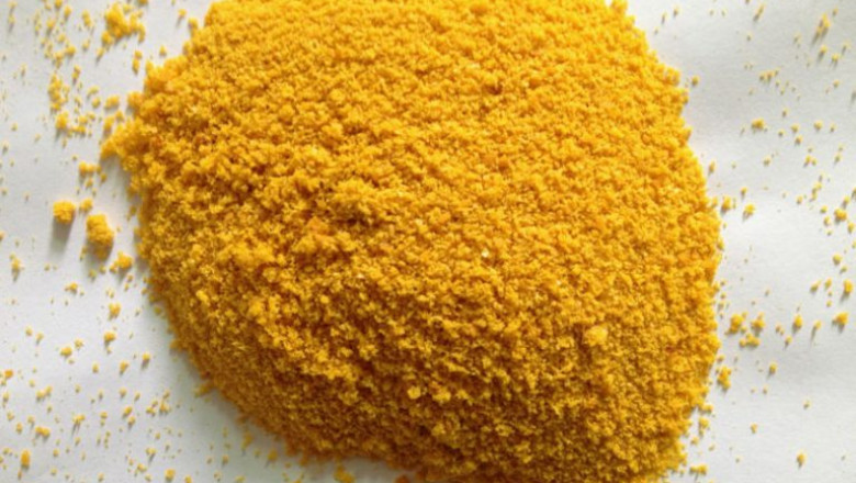 Anhydrous Ferric Chloride Forms Ferric Hydroxide When Diluted In Water, Absorbing Any Suspended Contaminants