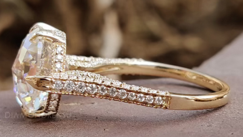 Moissanite Wedding Rings