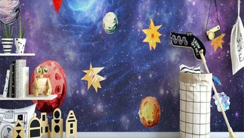 Would you like to design the room of your child with pretty wallpapers?