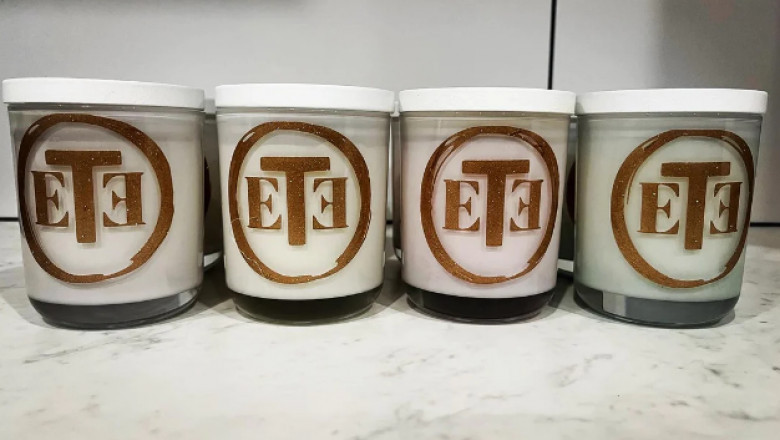 Beautiful smelling candles