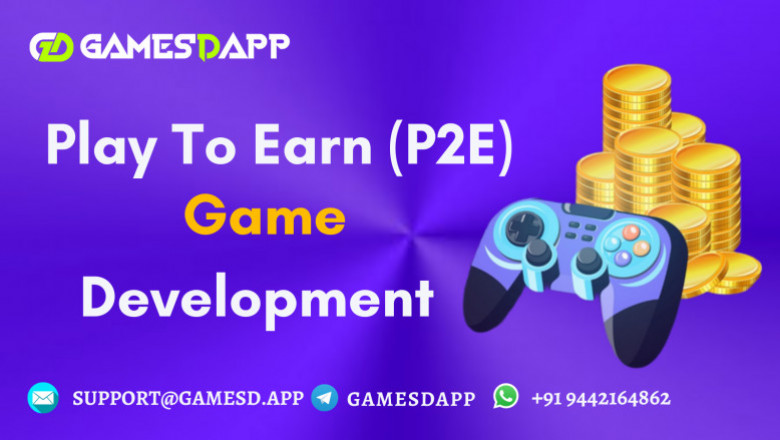 P2E Games Development Services - Get P2E Gaming Platform with Amazing Features with Blockchain.