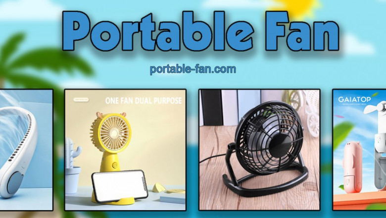 Best for Camping: Fxexblin Camping Fan