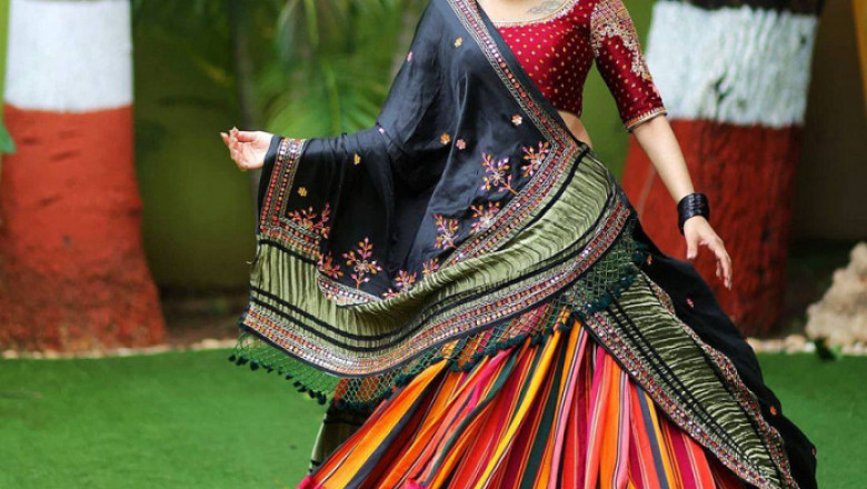 Navratri Chaniya Choli - A Riot of Colours >>> shivanshmall.in