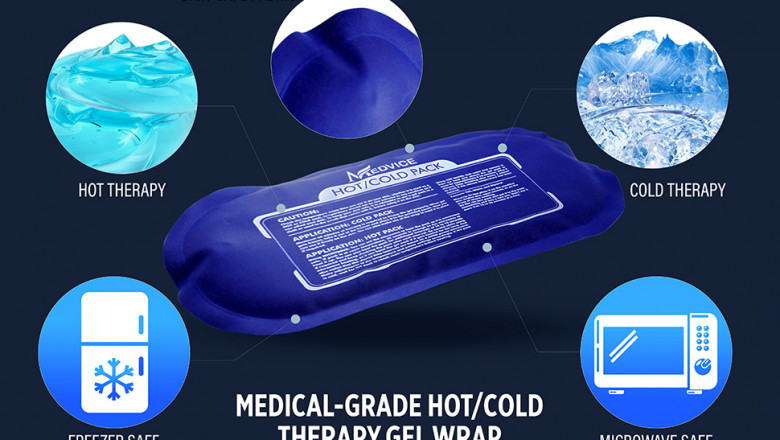 Medvice 2 Reusable Hot and Cold Ice Packs