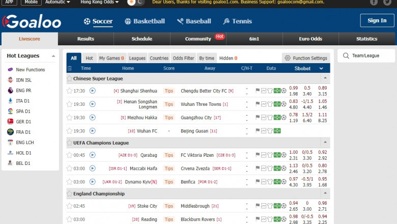 Goaloo1 - the best livescore site
