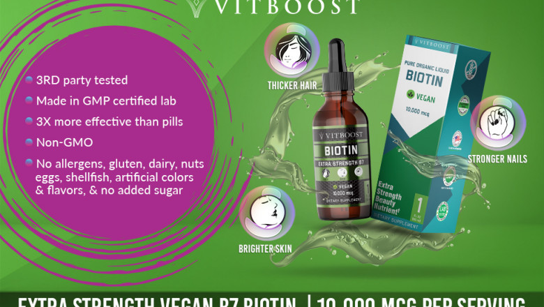 Extra Strength 10,000mcg Biotin Liquid Drops