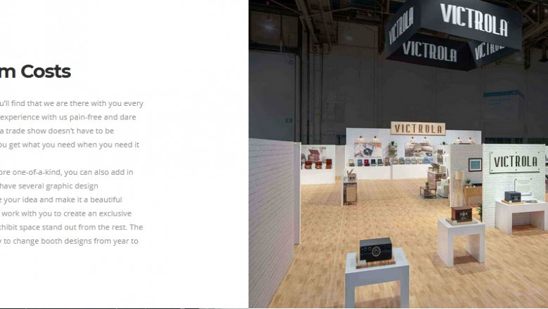 Trade show booth displays to develop trade show