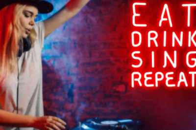 Five fancy neon custom bar signs for pubs