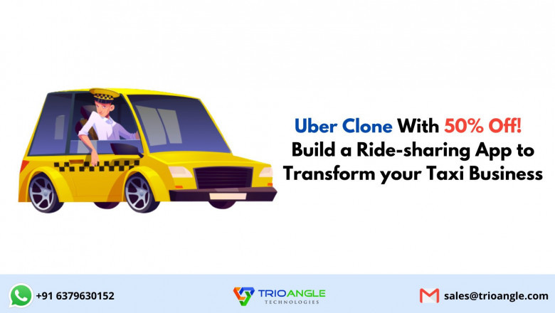 Uber Clone With 50% Off! - Build a Ride-sharing App to Transform your Taxi Business