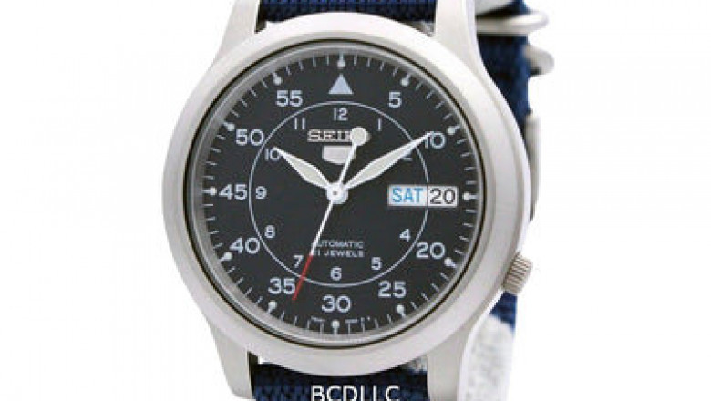 The Automatic 21-Jewel Movement Men's Watch by Seiko SNK807K2