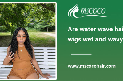 Are water wave hair wigs wet and wavy?