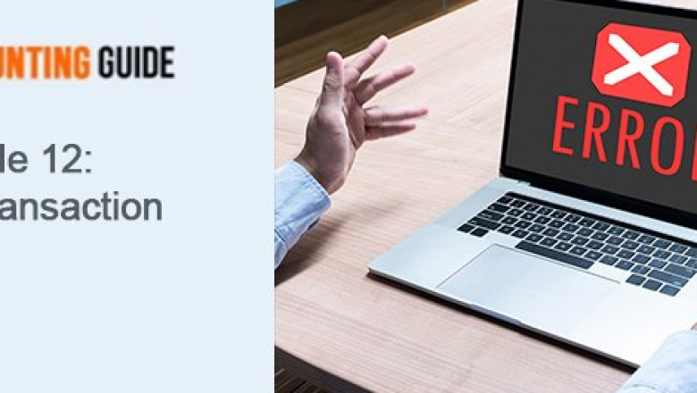 How to Fix Error Code 12 Invalid Transaction