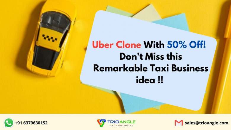 Uber Clone With 50% Off! - | Don't Miss this Remarkable Taxi Business idea !!