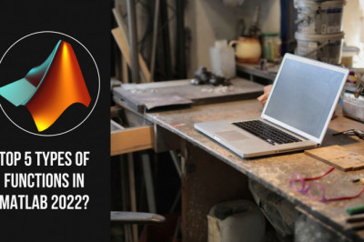 What are the top 5 types of functions in MATLAB 2022?