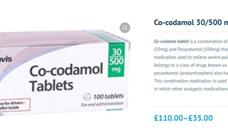 Co-codamol 30/500 mg - Super-UK Meds