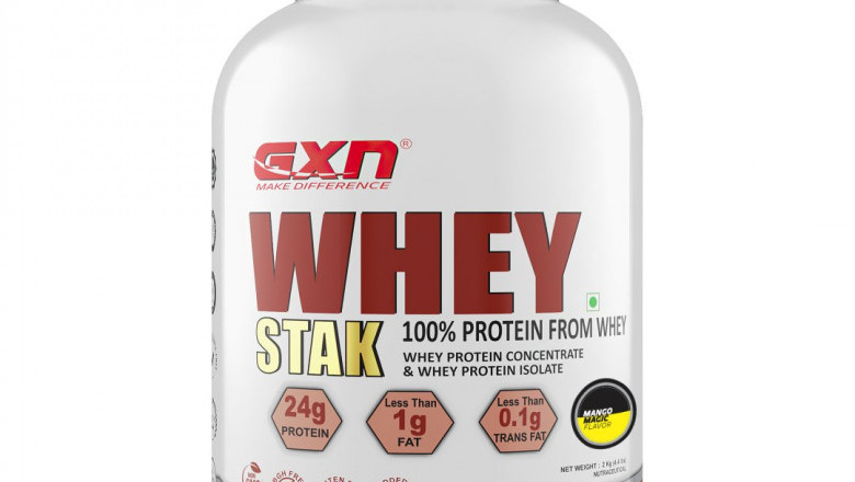 GXN Whey Stak Supplement for 100% Protein from Whey