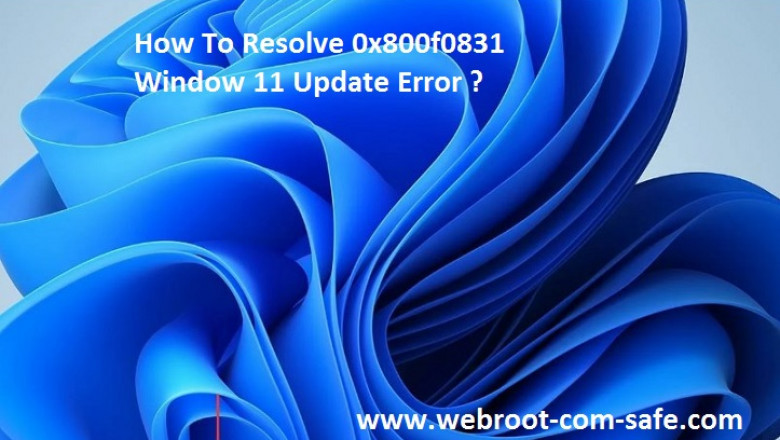 Method To Resolve 0x800f0831 Window 11 Update Error: