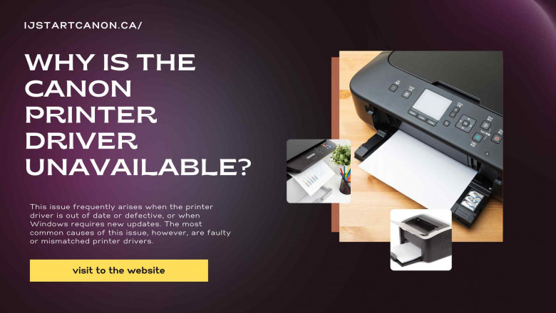 Is there a reason why I can't get the canon printer driver?