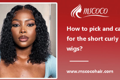 How to pick and care for the short curly wigs?