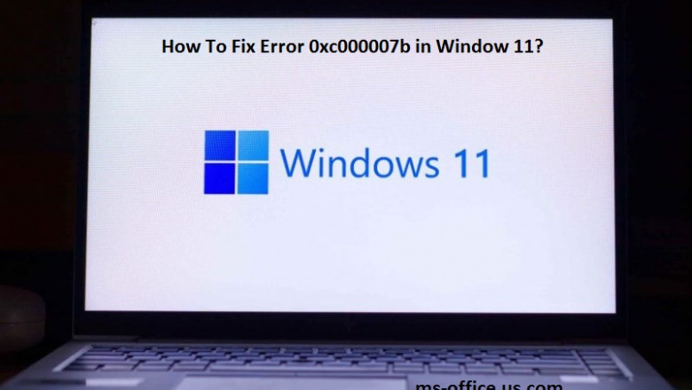 Method To Fix Error 0xc000007b in Window 11: