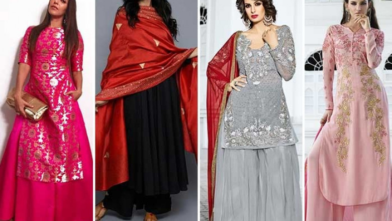 Various Ethnic Indian Party Wear for Women for more info: [7737329741]