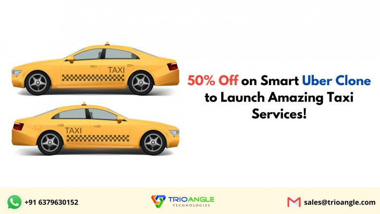 50% Off on Smart Uber Clone to Launch Amazing Taxi Services!