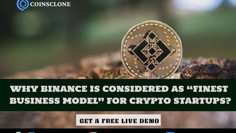 Why binance is considered as “finest business model” for crypto startups?