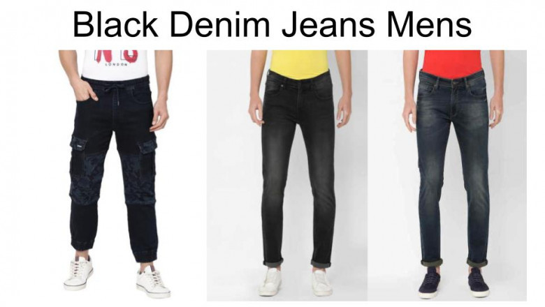 Our First Real Love - Black Denim Jeans!