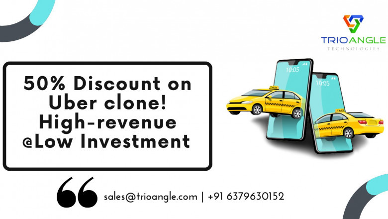 50% Discount on Uber clone! High-revenue @Low Investment
