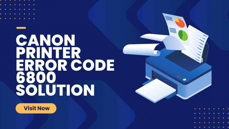 Where Does Error 6800 Come From When Using a Canon Printer?