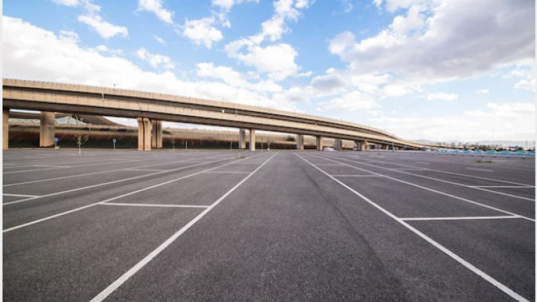 Parking Lot Line Marking