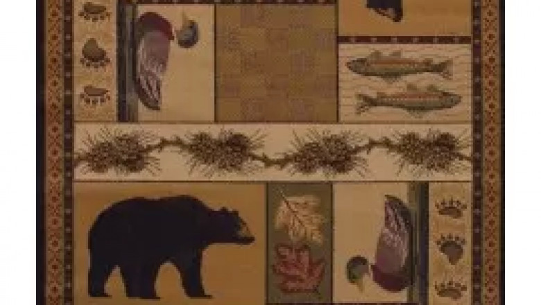 Utilize rugs with animal prints to decorate your home
