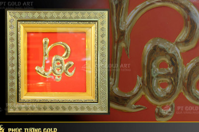 tranh chu loc ma vang