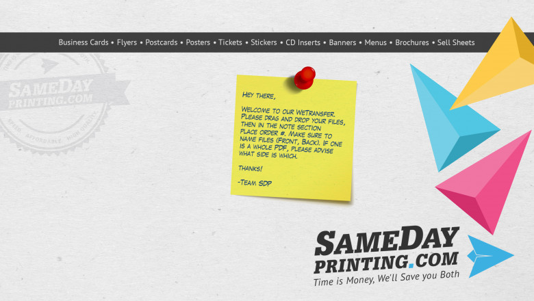 Same Day Printing Business Cards | Flyer Printing Template