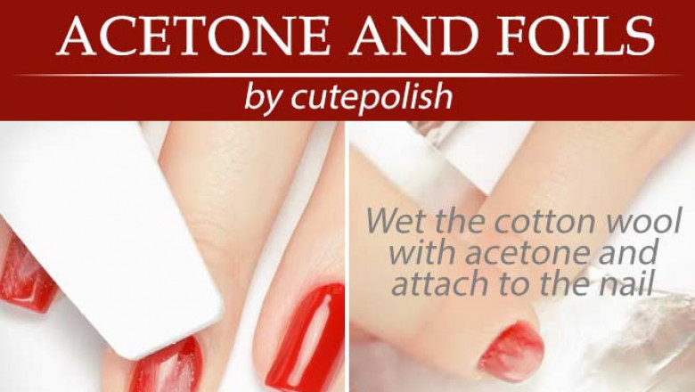 What's the easiest way to remove gel nail polish at home?