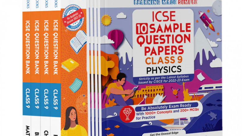 Oswaal ICSE Physics, Chemistry, Biology & Math Class 9 Sample Question Papers + Question Bank (Set of 8 Books) (For 2023 Exam)