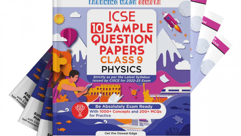 Oswaal ICSE Physics, Chemistry, Biology & Math Class 9 Sample Question Papers (Set of 4 Books) (For 2023 Exam)