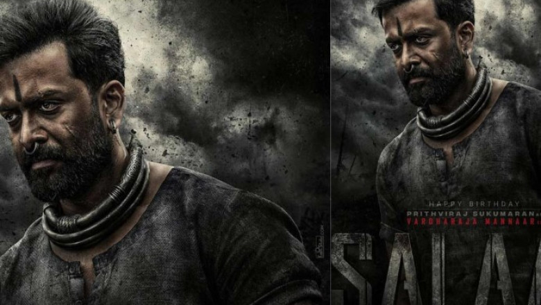 First Look of Prithvi raj as Vardharaja Mannaar in Salaar