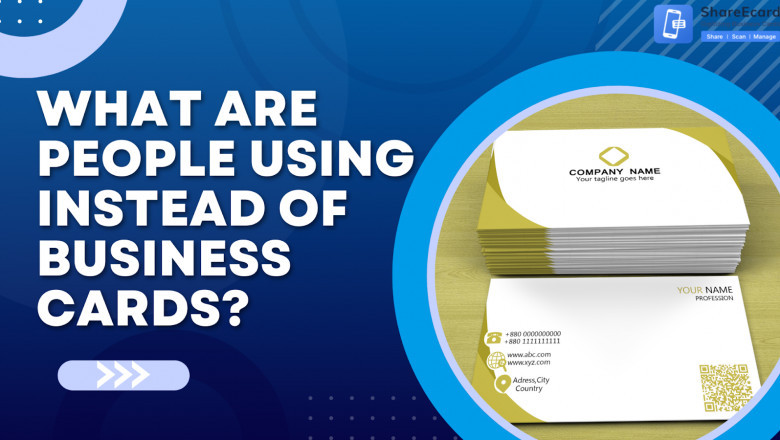 What are people using instead of business cards?
