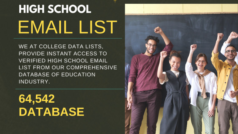 High School Email List provider in USA