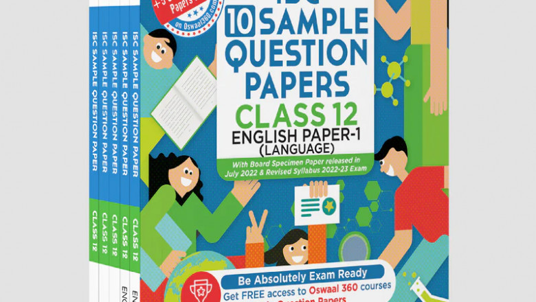 Oswaal ISC English Paper-1, English Paper-2, Physics, Chemistry & Maths Class 12 Sample Question Papers (Set of 5 Books) for 2023 Board Exam (based on the latest CISCE/ICSE Specimen Paper)