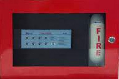 How big is the telephone handset in fire protection system market?