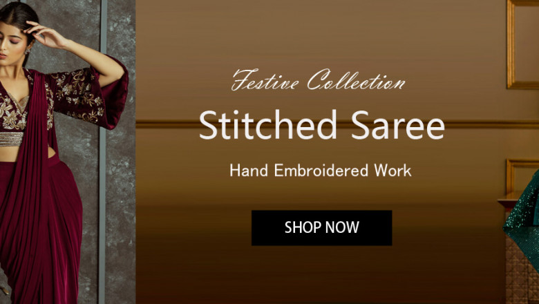 Stitched Saree and Pre Stitched Saree For Beautiful Girls