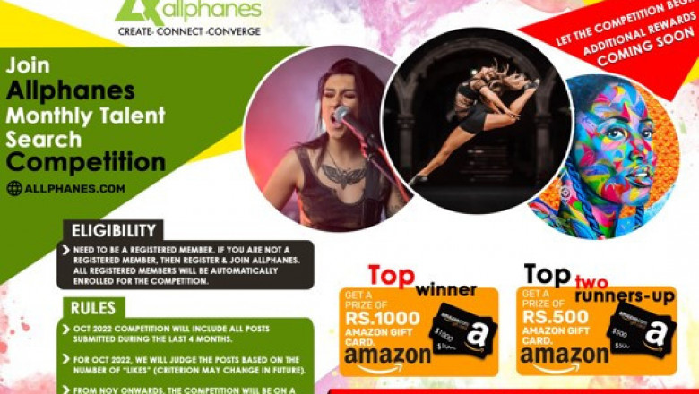 Allphanes welcomes creators to participate in the monthly talent search competition