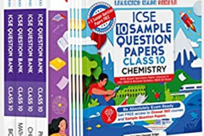 ICSE Class 10 Sample Paper + Question banks Physics, Chemistry, Maths &amp; Biology for 2022-2023